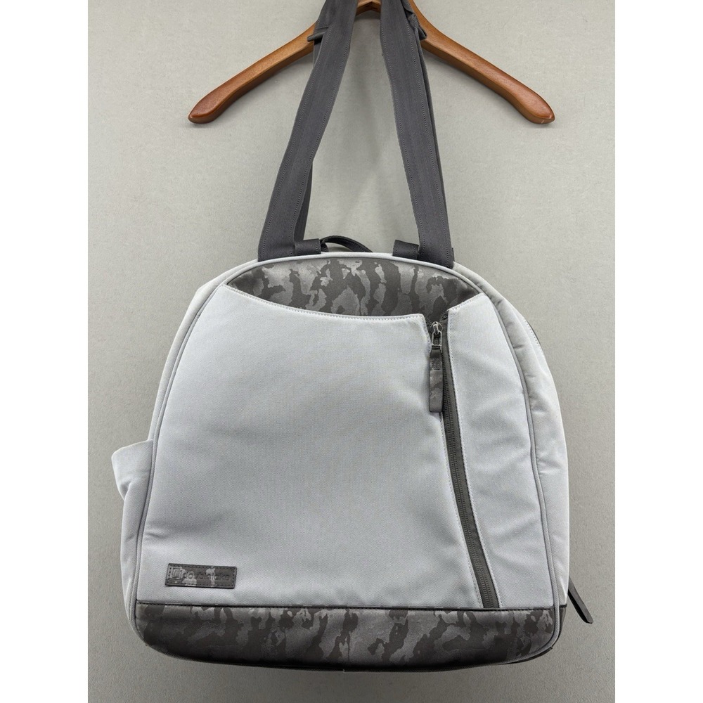 Doubletake Gray Camouflage Backpack Tennis Waterproof Pocket Adjustable Strap